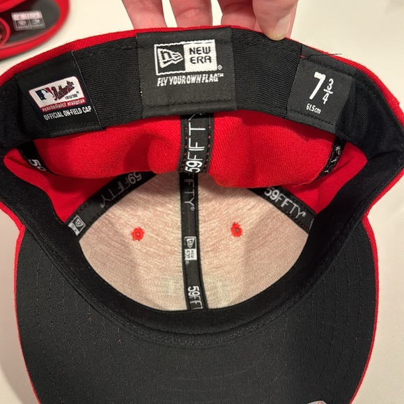 NWT Cleveland Baseball MLB Authentic New Era 59fifty Fitted Hat Block C - Picture 3 of 9